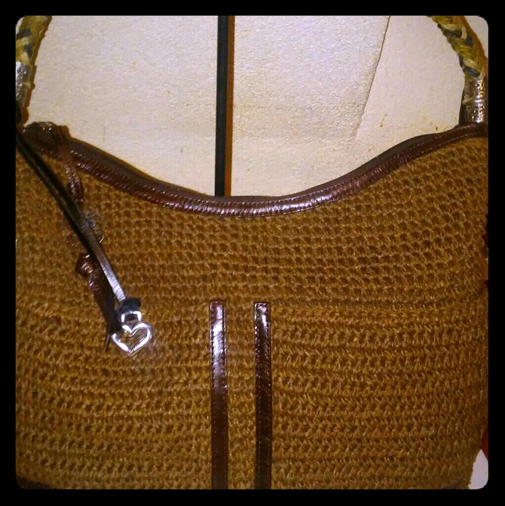 Brighton woven straw handbag